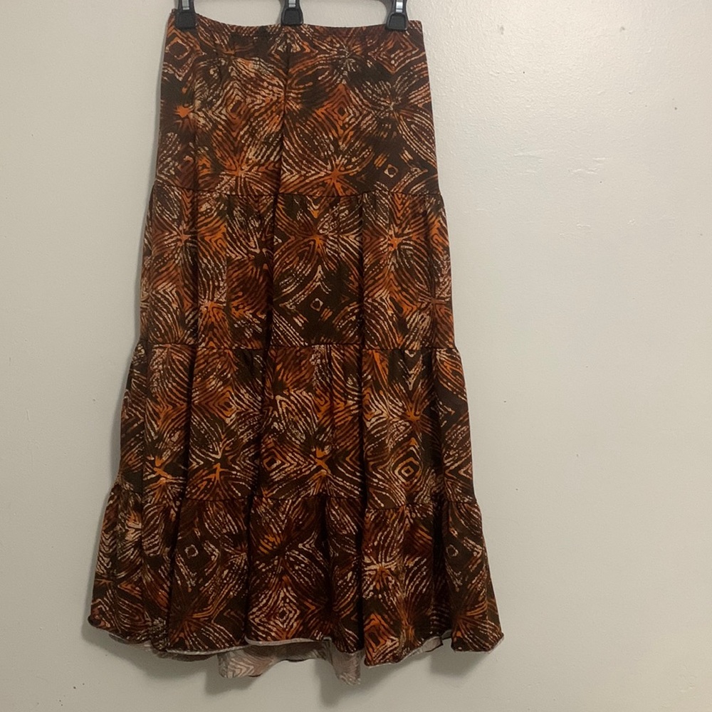 Fiery Indie Maxi Skirt